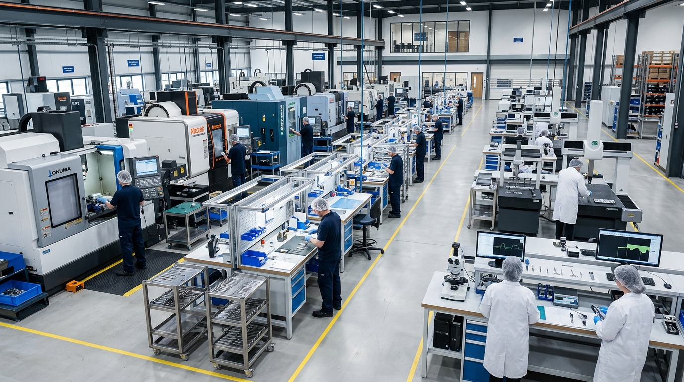 Surgical instrument manufacturing workshop